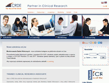 Tablet Screenshot of crde.com